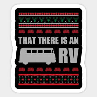 'That There Is An RV' Cool Christmas RV Sticker